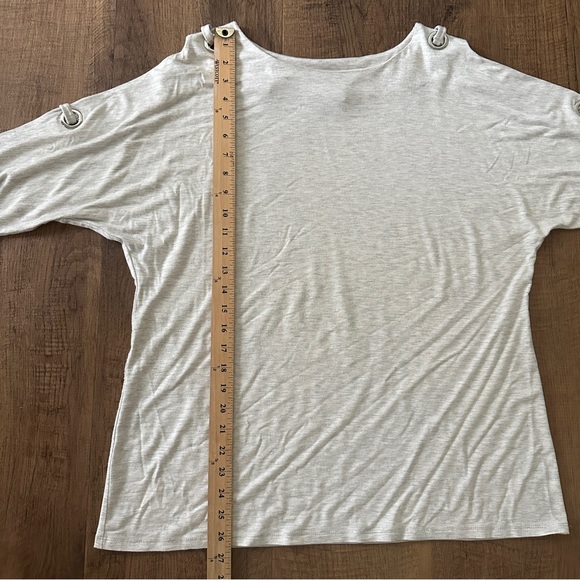 Peck & Peck Rayon/Spandex blend dolman top women’s size large EUC - Picture 5 of 7